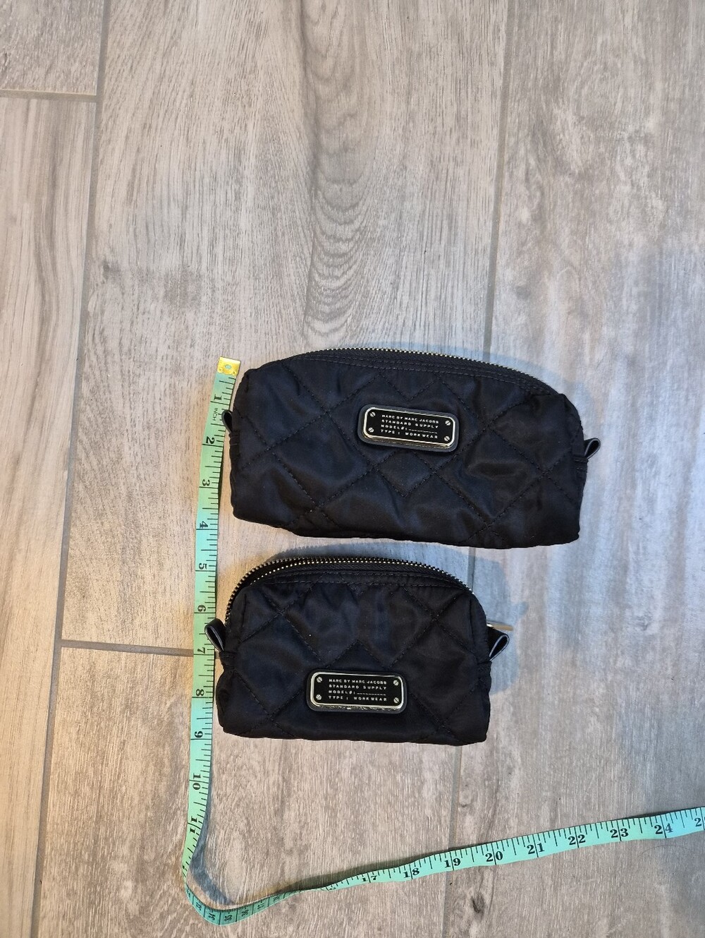 Black Quilted Nylon Cosmetic Pouch by Marc Jacobs - Picture 6 of 7